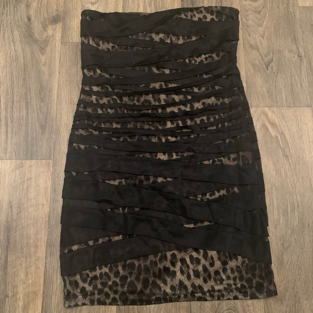 Leopard Body con Party Dress